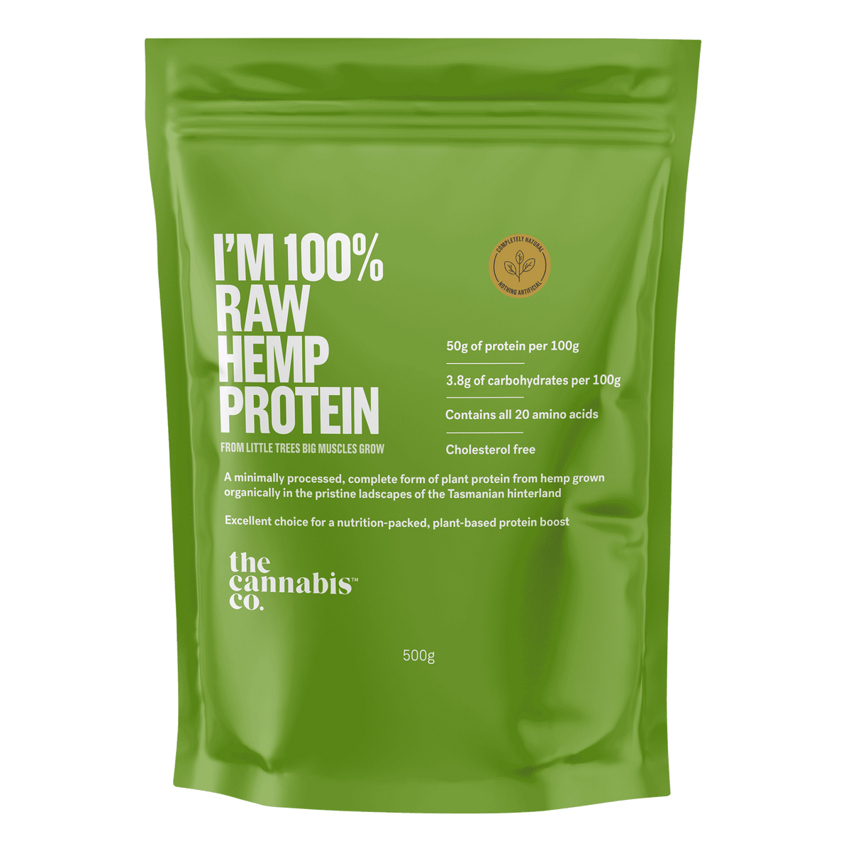 100% Raw Organic Hemp Protein Powder | 500g
