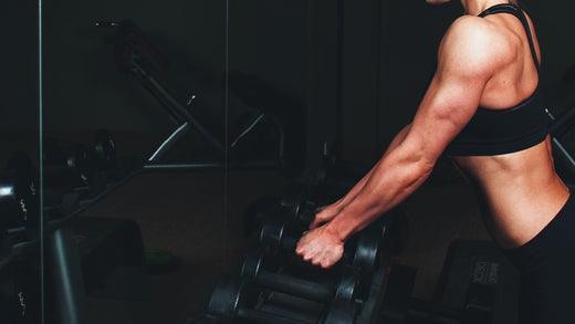 Lady working out