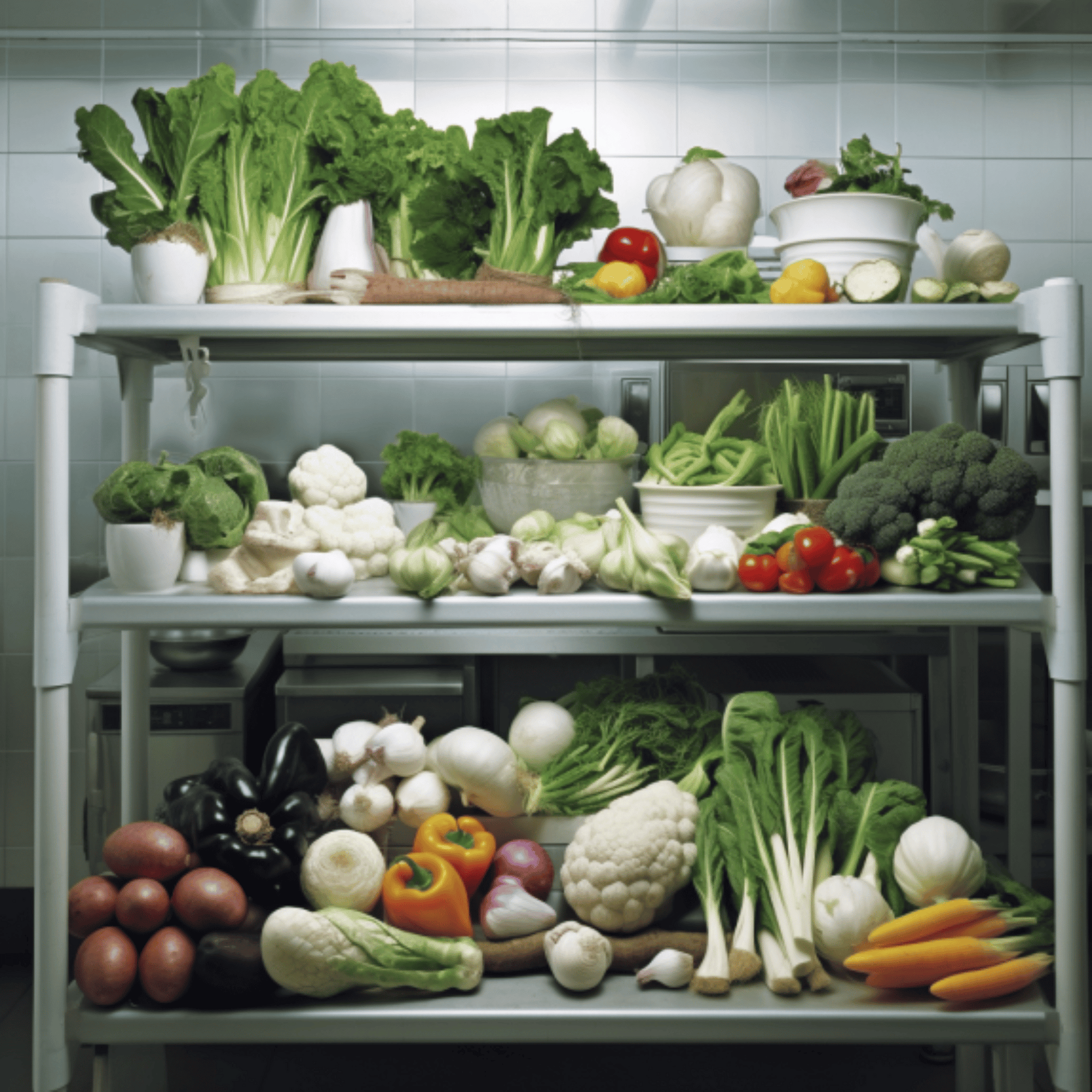 healthy foods in the fridge