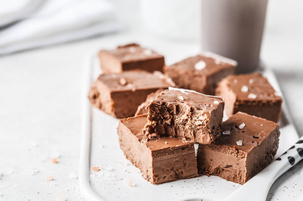 Brownies on a plate