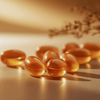 Soft Gel Capsules on a Table