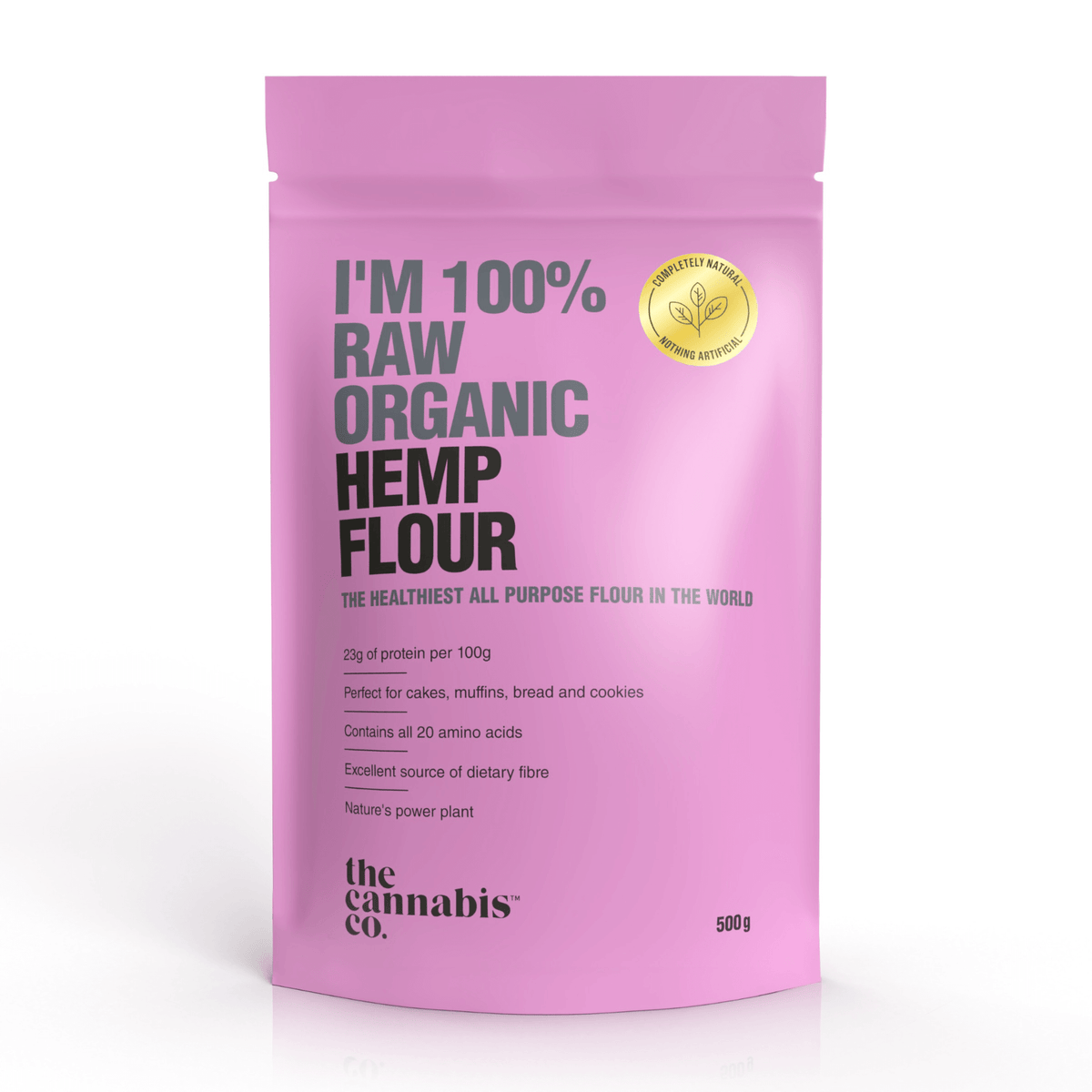 100% Raw Organic Hemp Flour | 500g