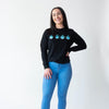 Blue-delic Black Cotton Longsleeve girl